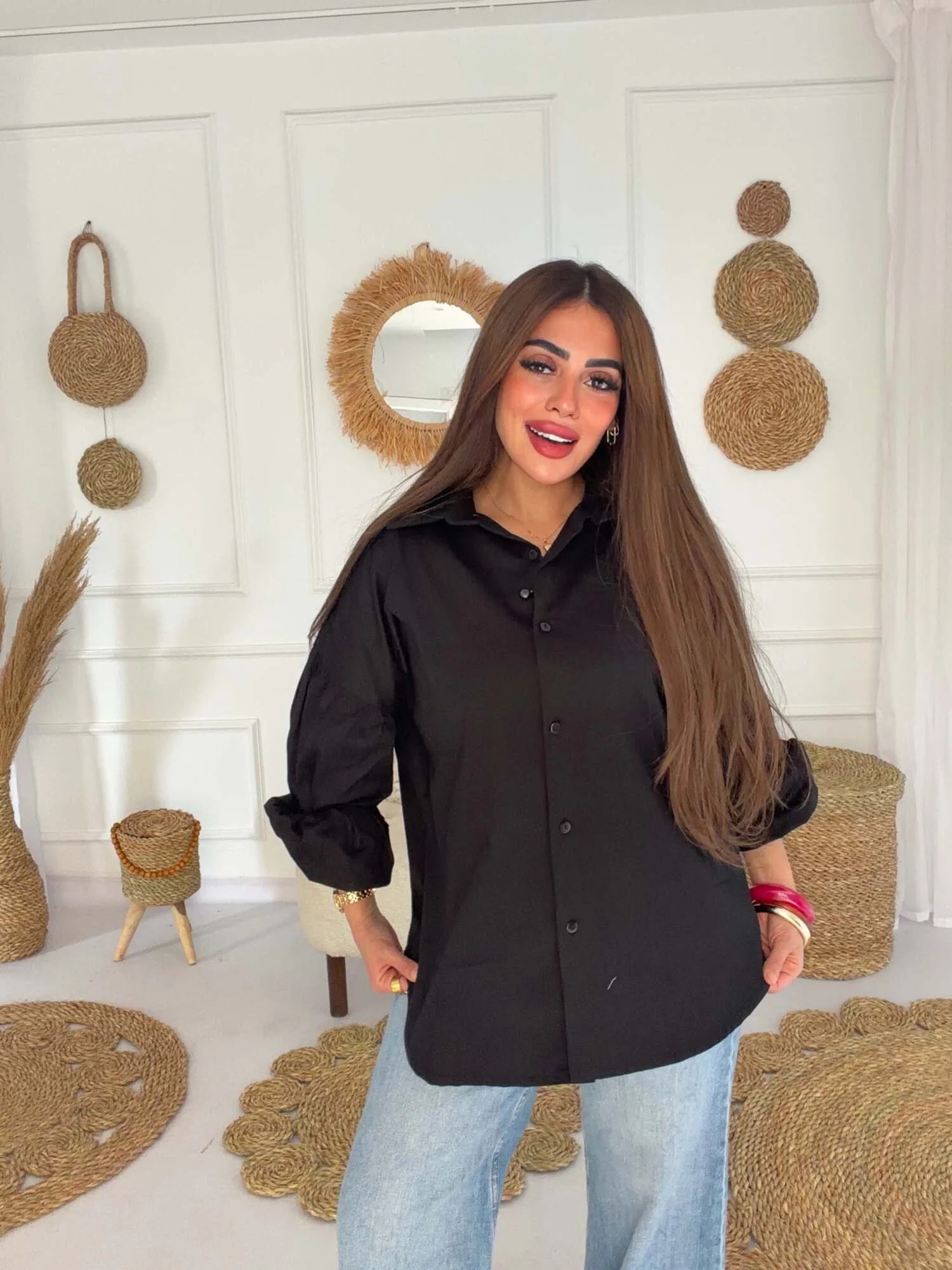 شميز بقصة واسعة – فري سايز