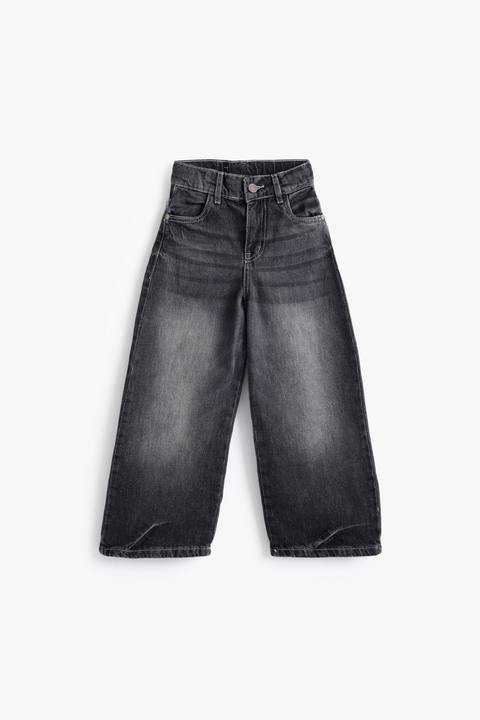 Kids Medium Grey Wide Leg Pant