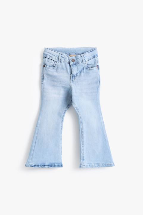 Girls Ice Wash Flare Fit Pant