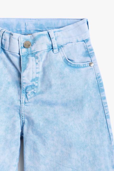 Girls Vintage Blue Wide Leg Pant