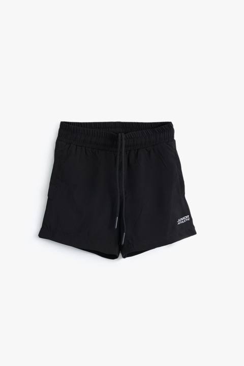 Boys Black Athletic Shorts