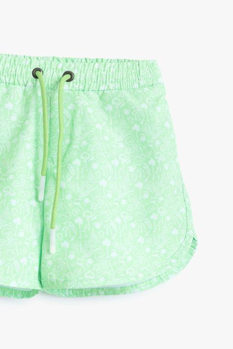 Baby Boys Mint Botanical Shorts