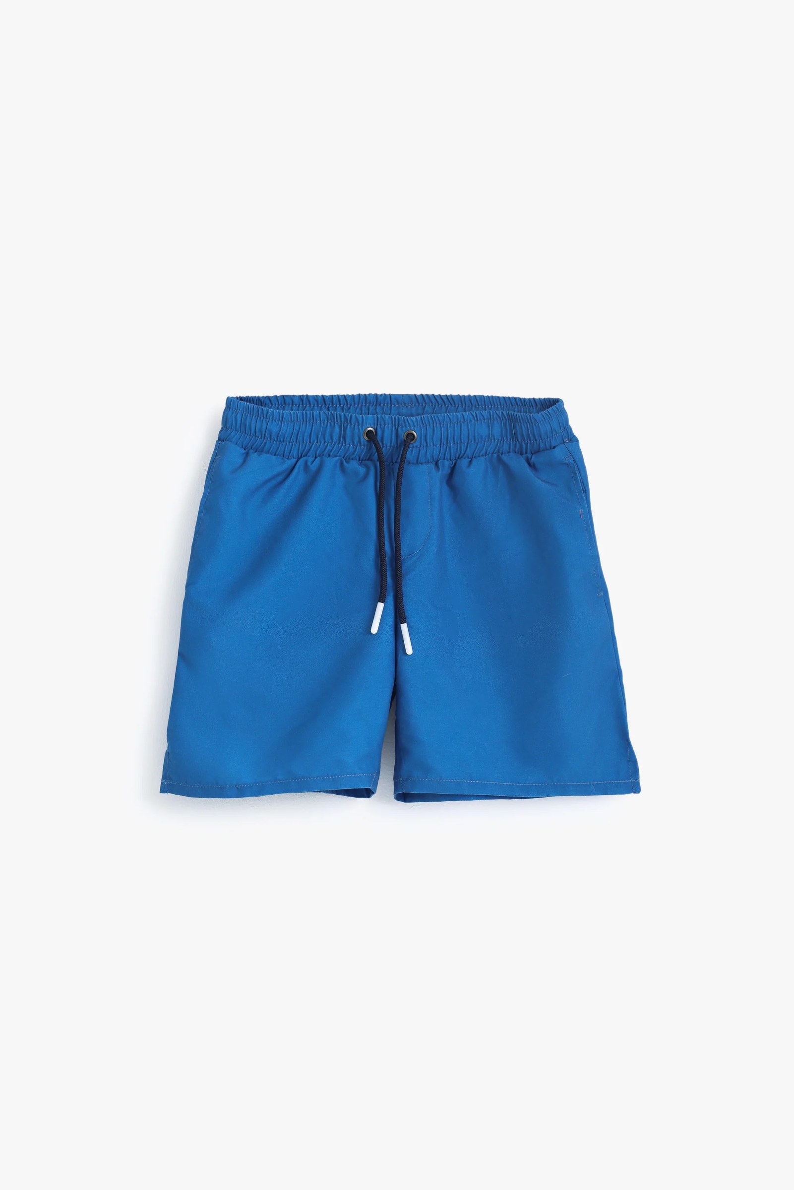 Boys Solid Blue Shorts