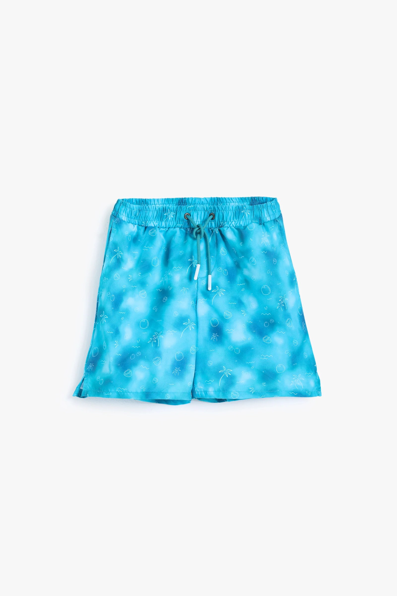 Boys Blue Wavy Shorts