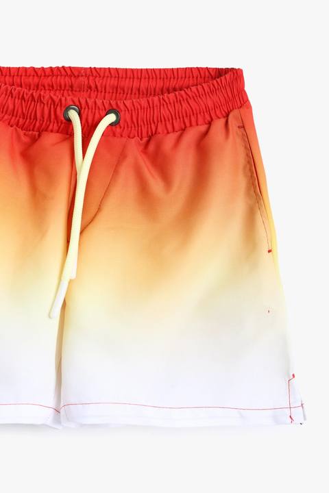 Baby Boys Orange Gradient Shorts