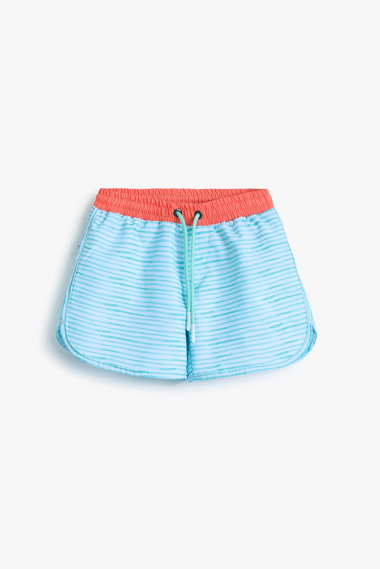 Baby Boys Light Blue Striped Shorts