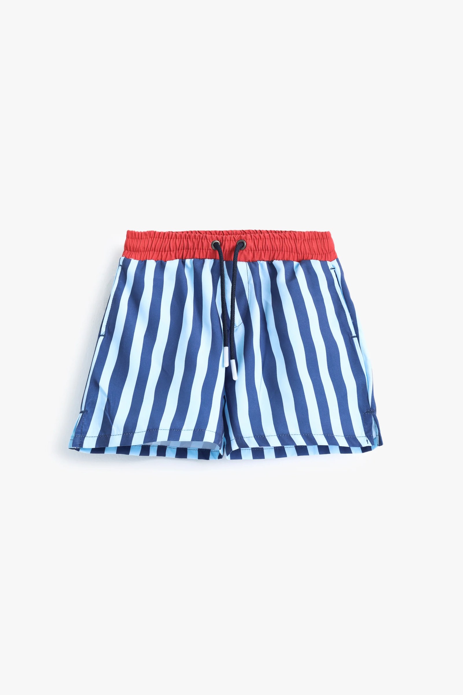 Baby Boys Navy Striped Shorts