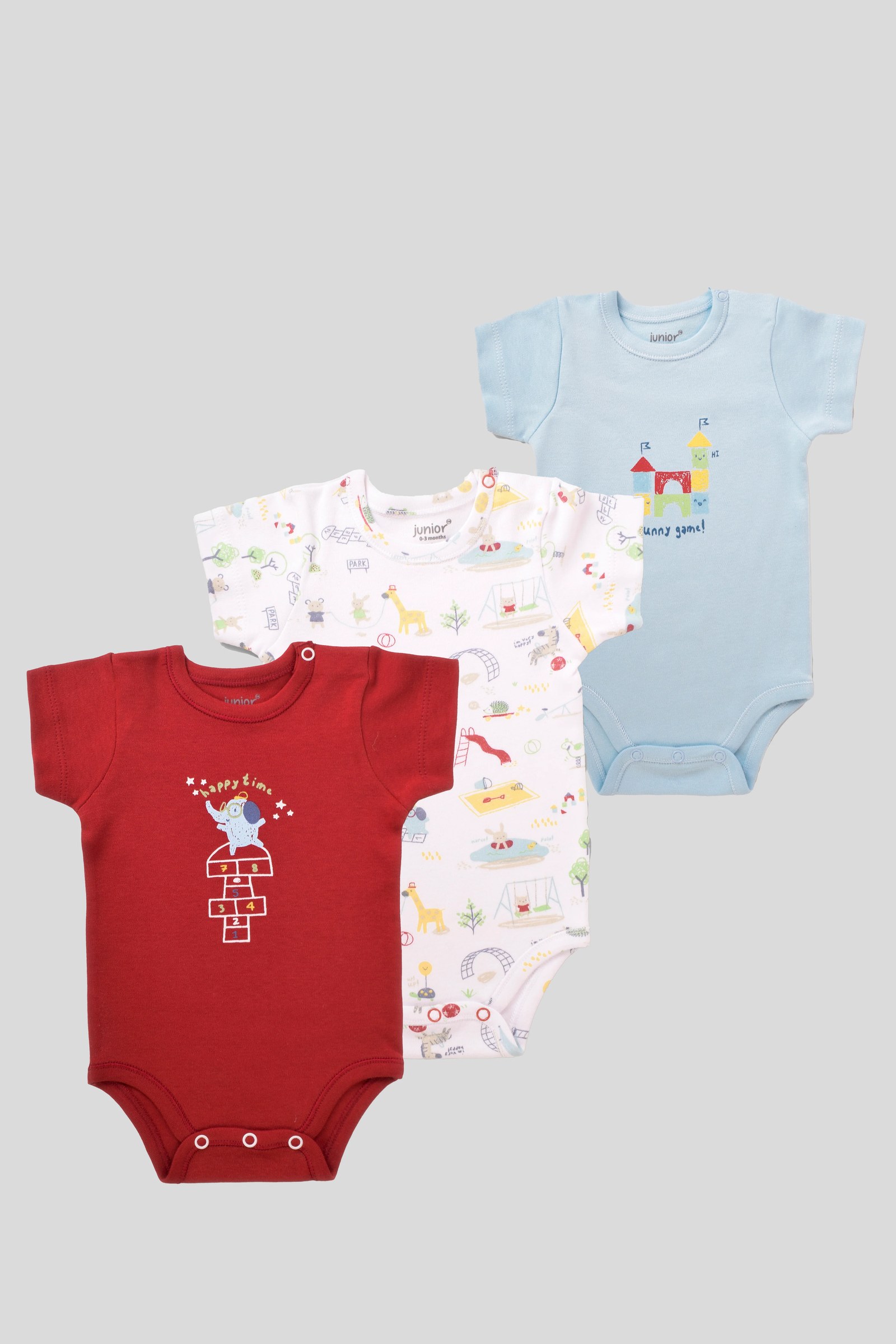 Baby Bodysuit Pack Of 3 5213-79