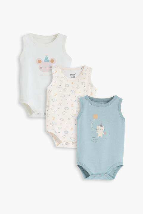 Sleeveless bodysuit Pack of 3