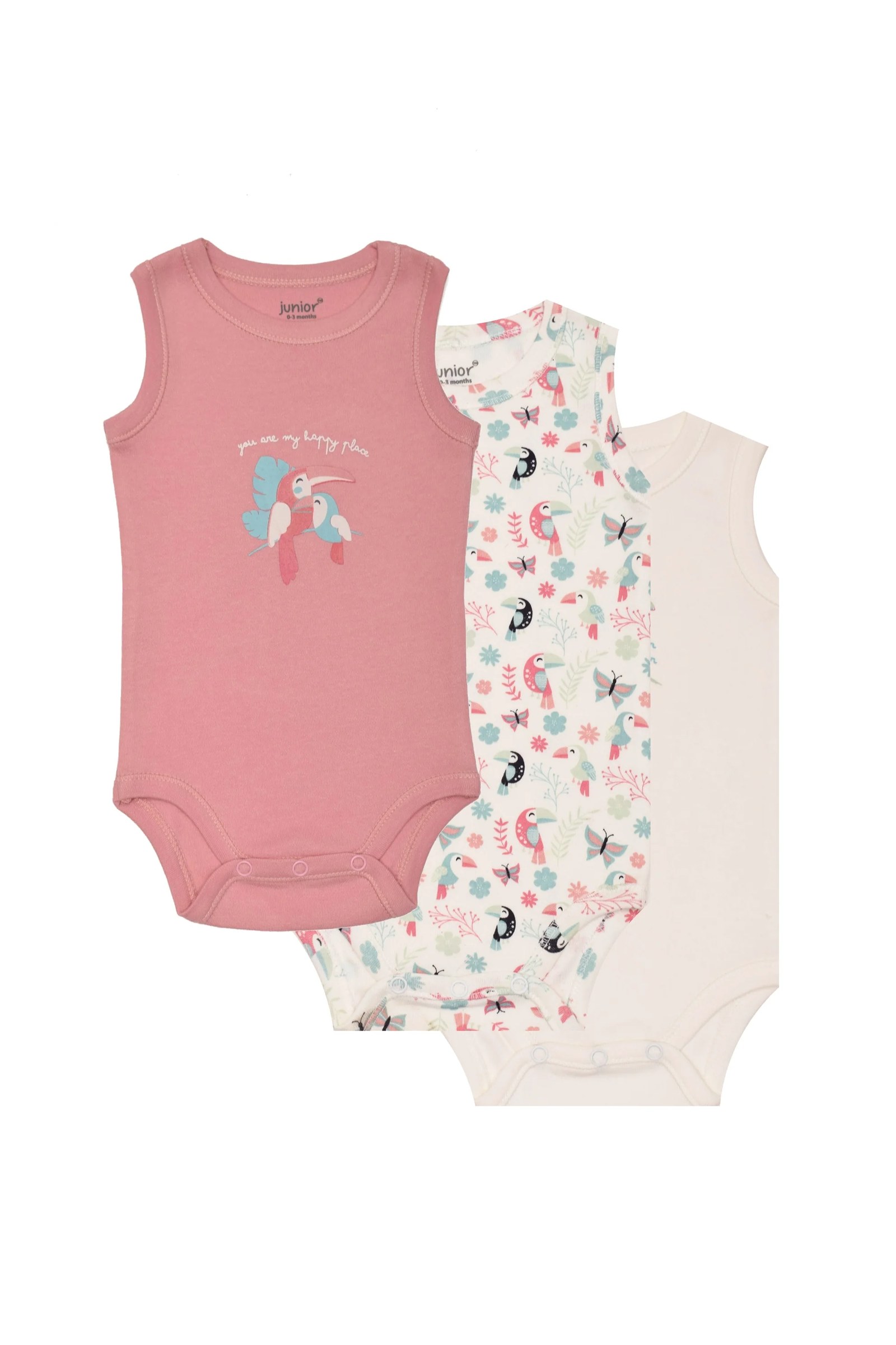 Baby Bodysuit Pack Of 3 7213-56