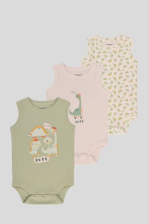 Baby Bodysuit Pack Of 3 7213-77