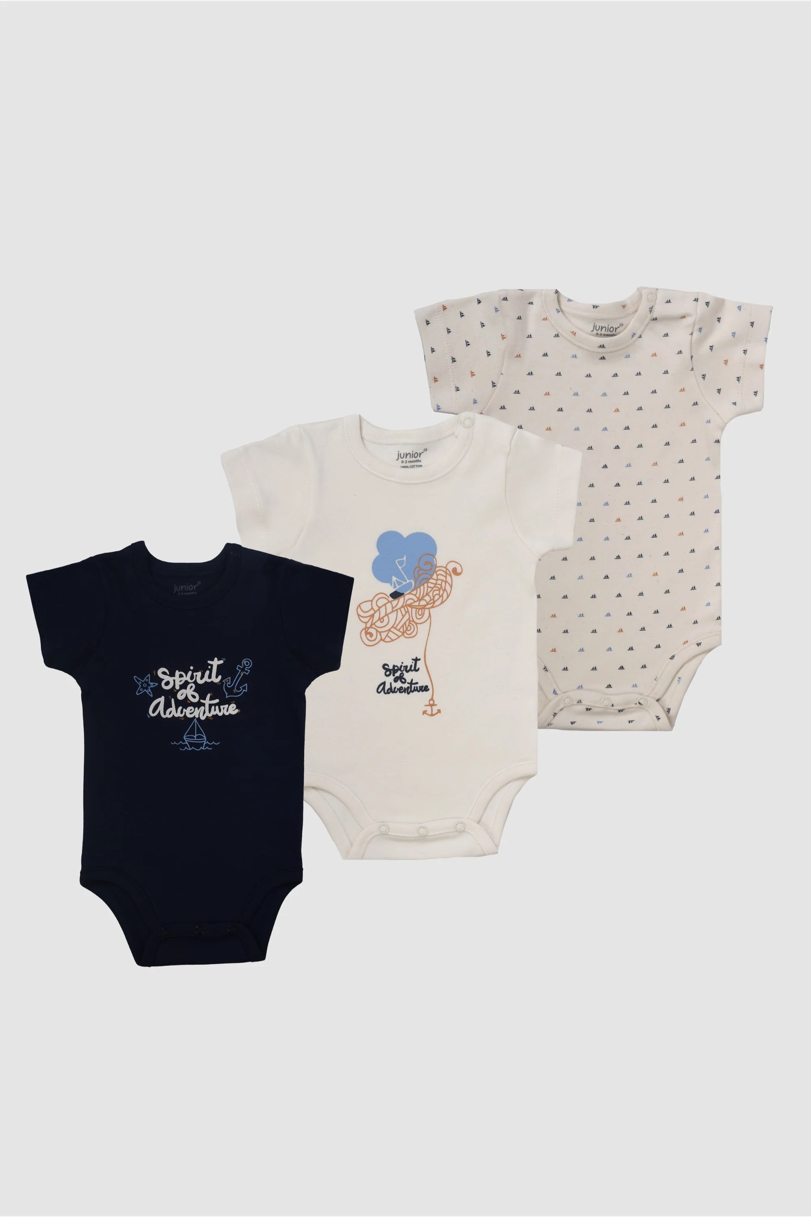 Baby Bodysuit Pack Of 3 5213-76