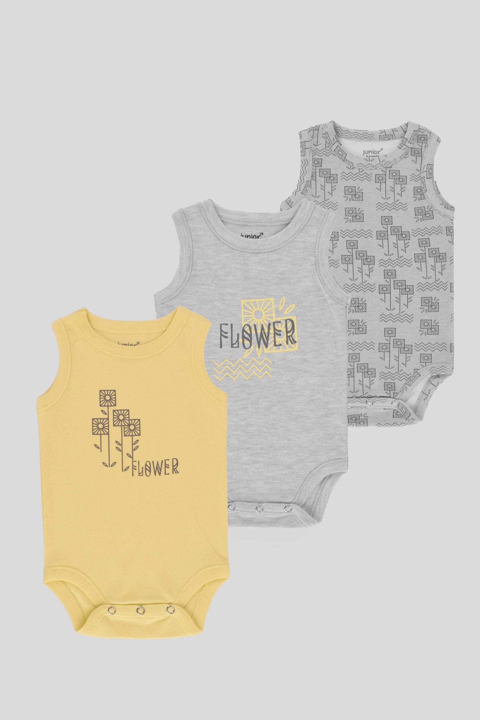Baby Bodysuit Pack Of 3 7213-73