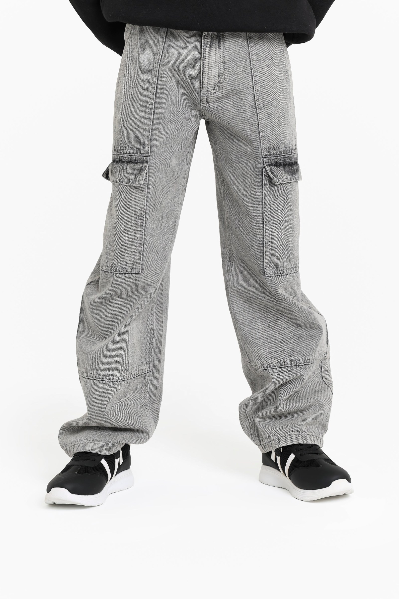 loose cargo jeans