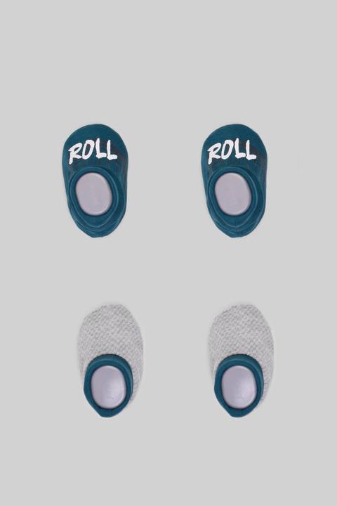 Printed Baby Slippers Pack Of 2 23252051