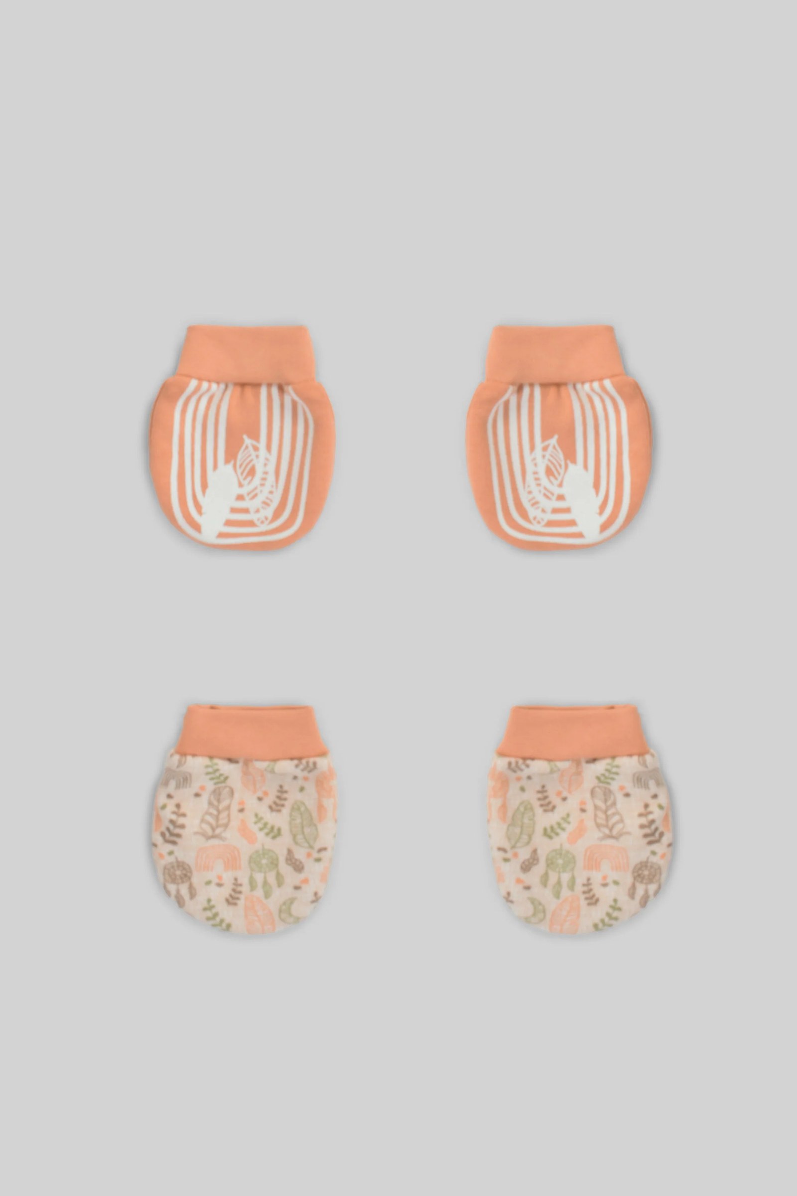 Printed Baby Mittens Pack Of 2 23252630