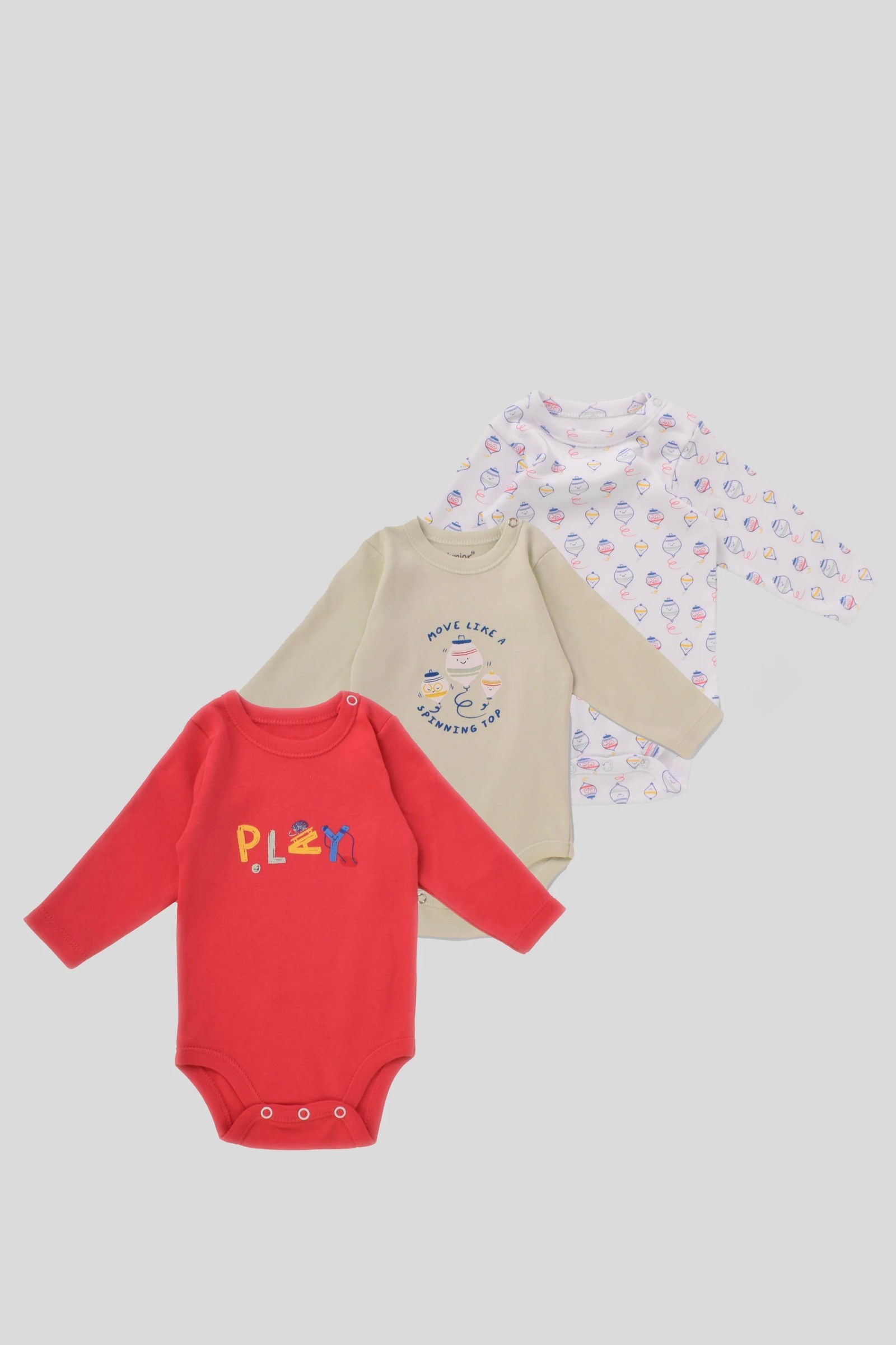 Baby Bodysuit Pack Of 3 6213-80