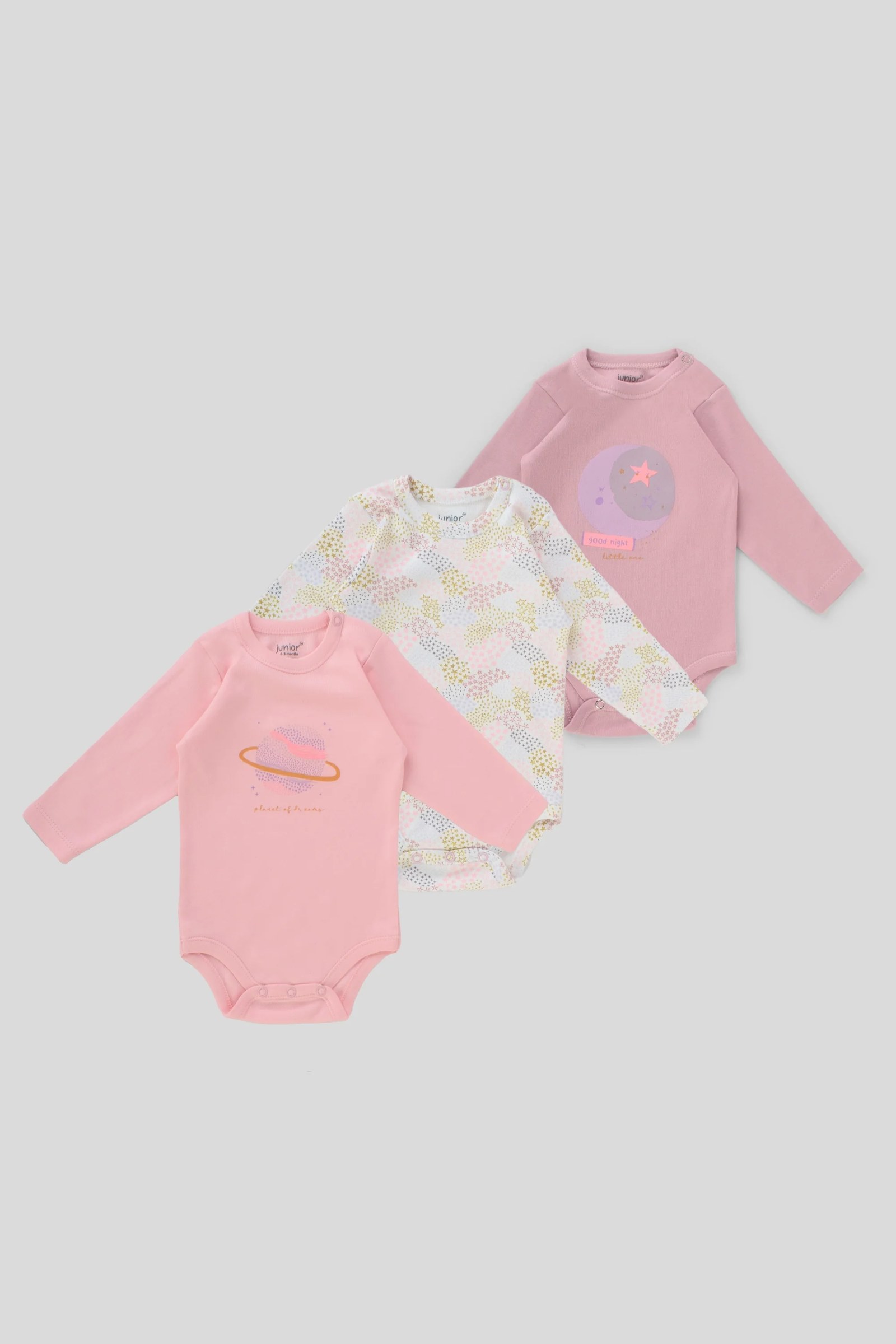 Baby Bodysuit Pack Of 3 6213-71