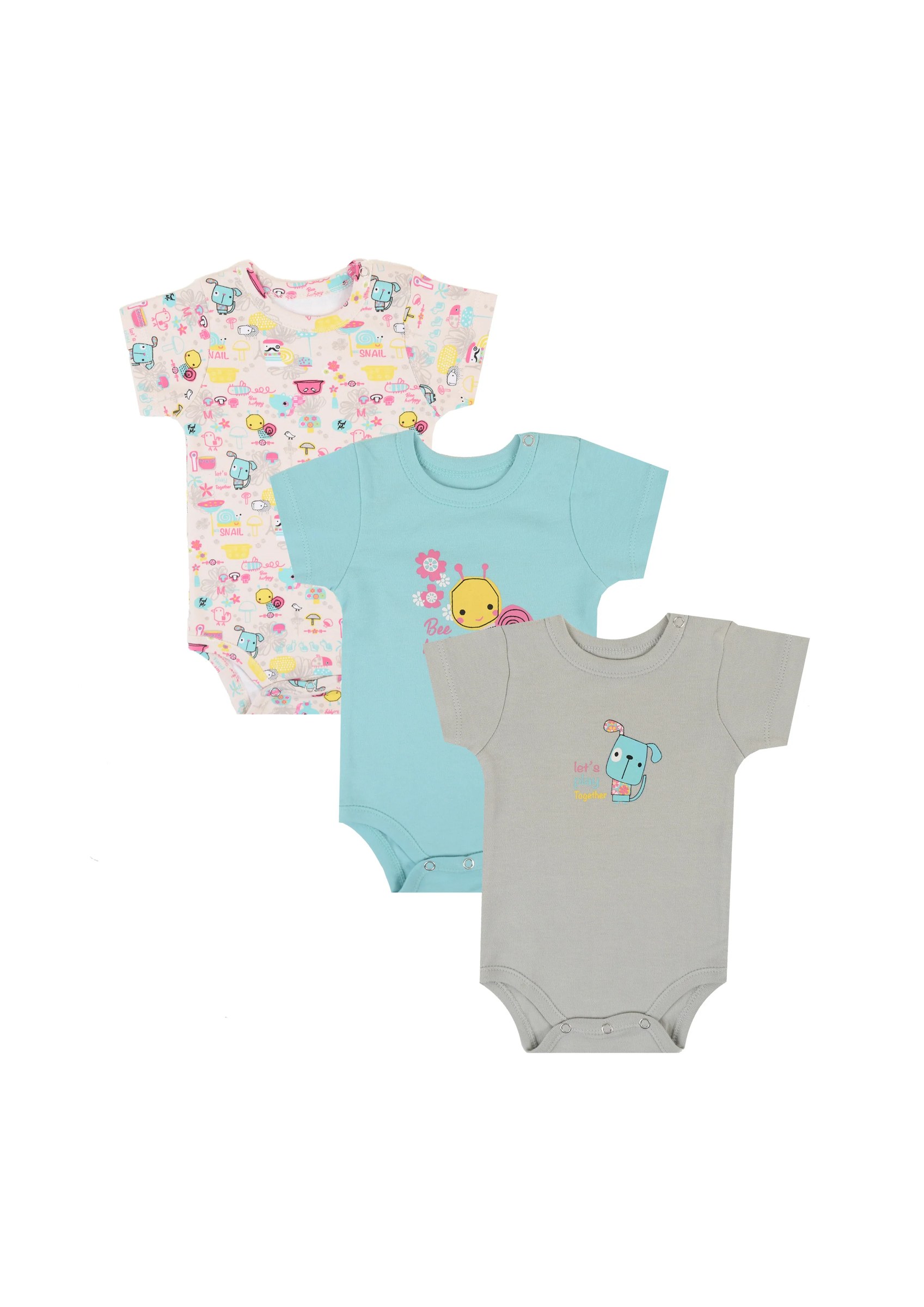 Baby Bodysuit Pack Of 3 5213-49
