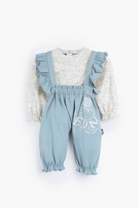 Printed Jumpsuit Set 3-2733-25