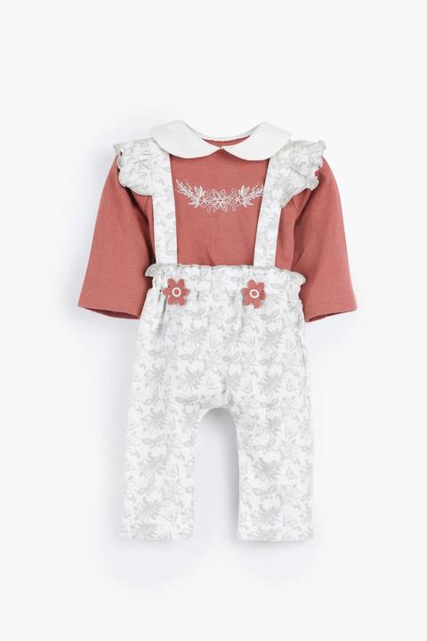 Printed Jumpsuit Set 3-2703-25