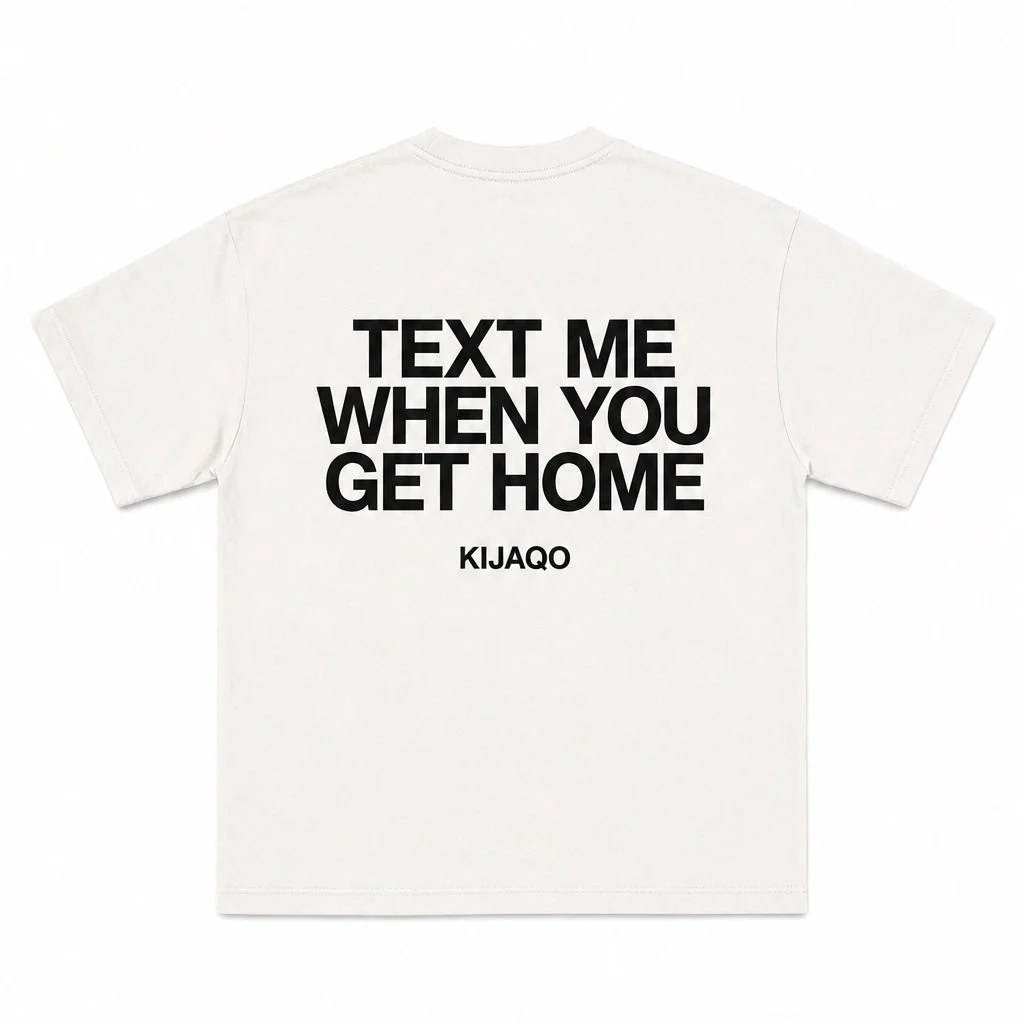 Off-White "Text Me When You Get Home" Oversized T-Shirt