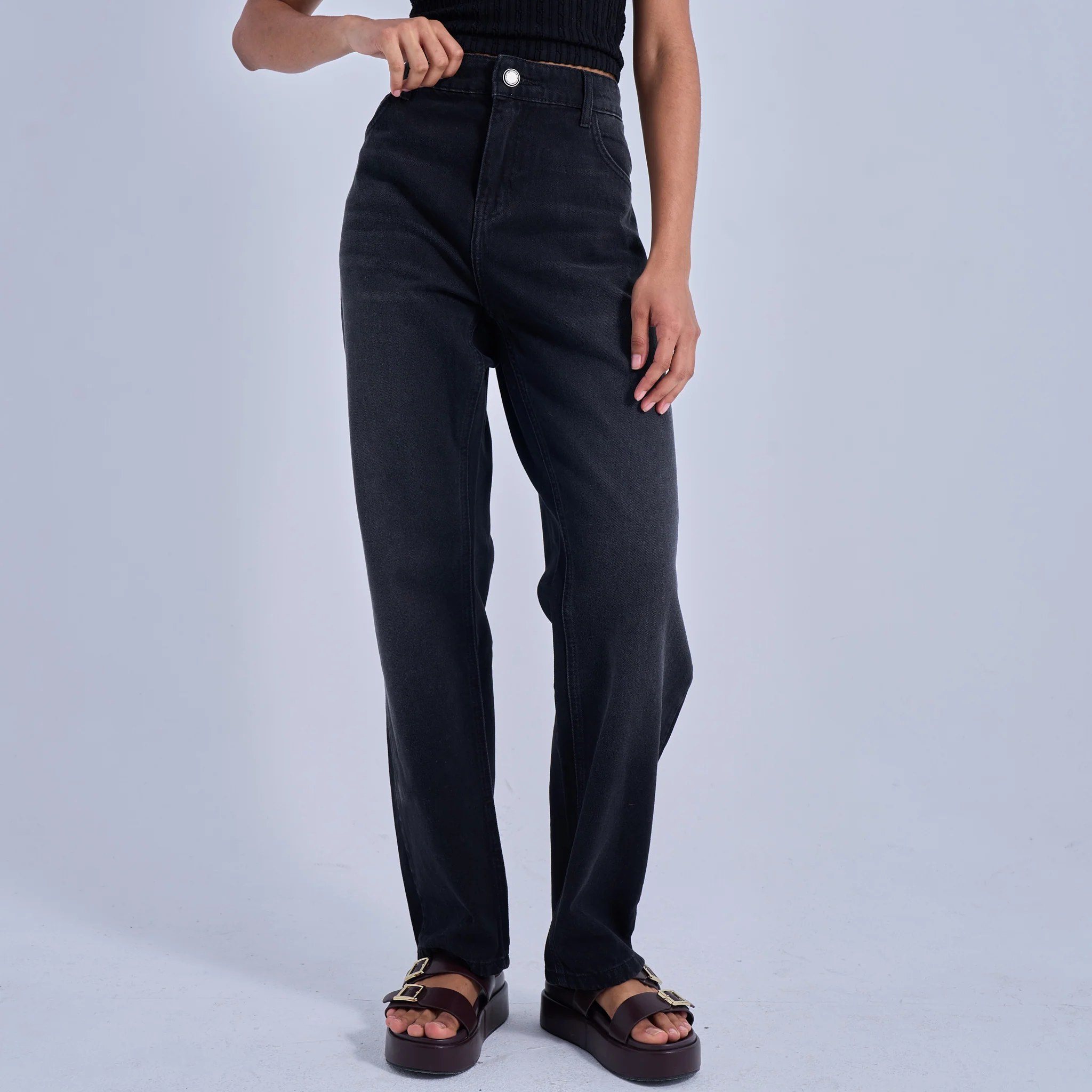 Black Women's Baggy Jeans