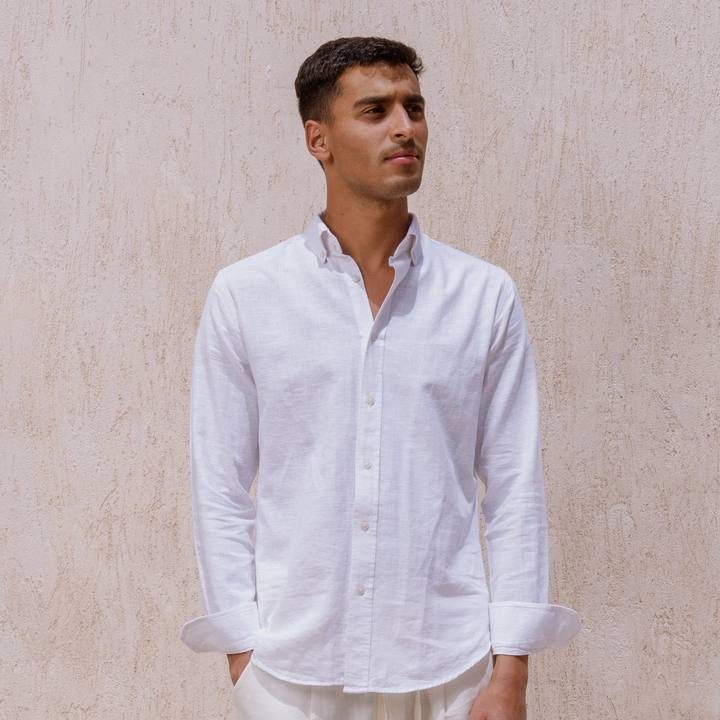 White Linen Shirt