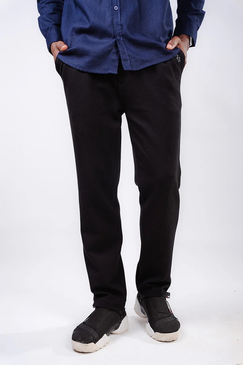 Interlock summer pants- Black