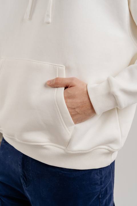 WHITE HOODIE