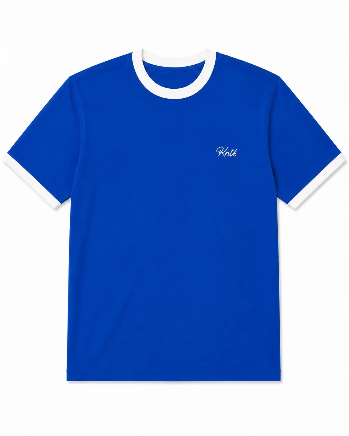 Ringer Tee in Blue