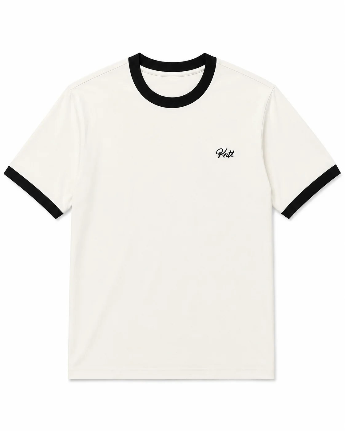 Ringer Tee Off White