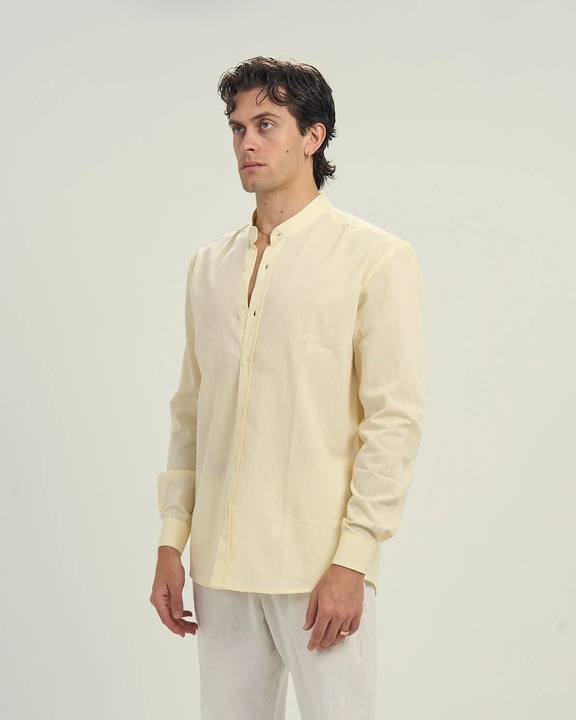 Yellow Linen Shirt