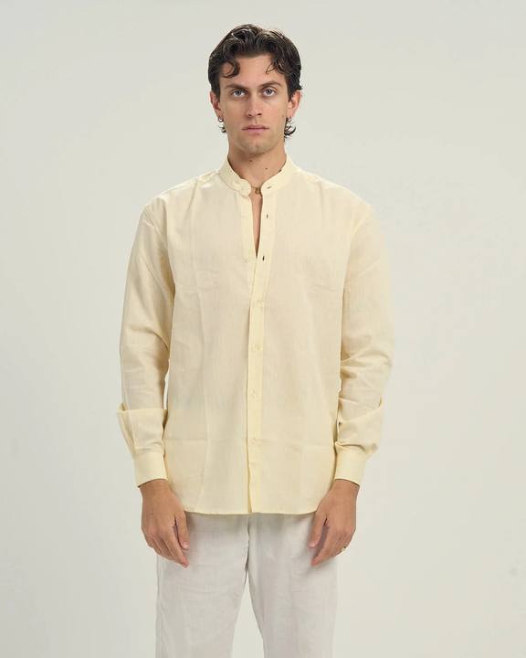 Yellow Linen Shirt