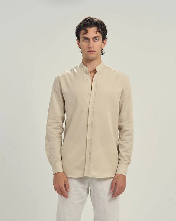 Beige Linen Shirt