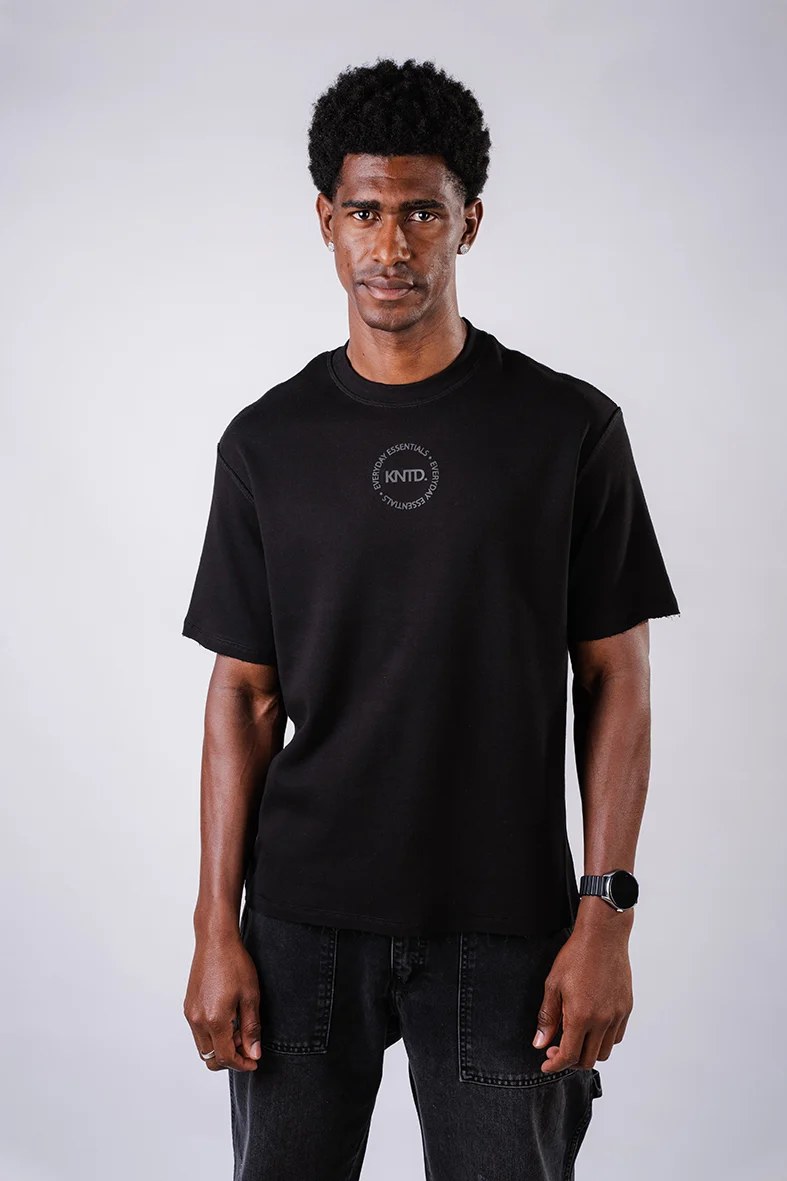 Everyday Essentials Oversized Tshirt- Black