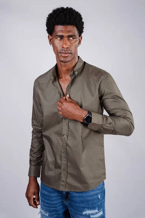 The Oxford Shirt - Olive
