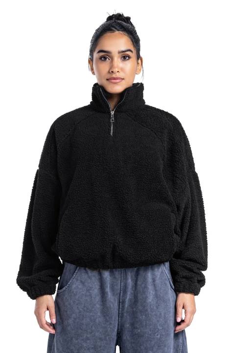 Initials Fur Quarter-Zip Sweatshirt