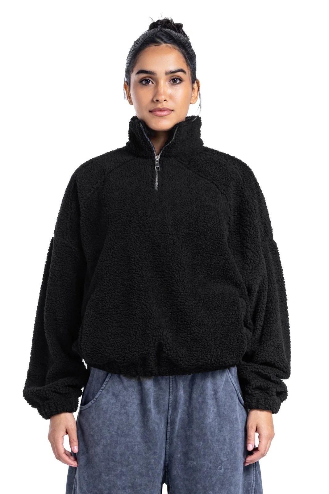 Initials Fur Quarter-Zip Sweatshirt