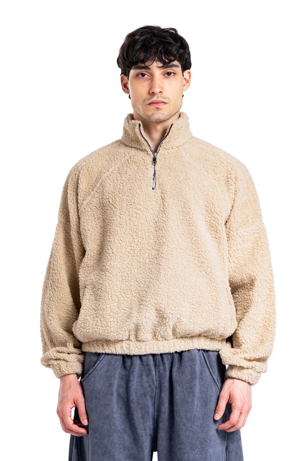 Initials Fur Quarter-Zip Sweatshirt