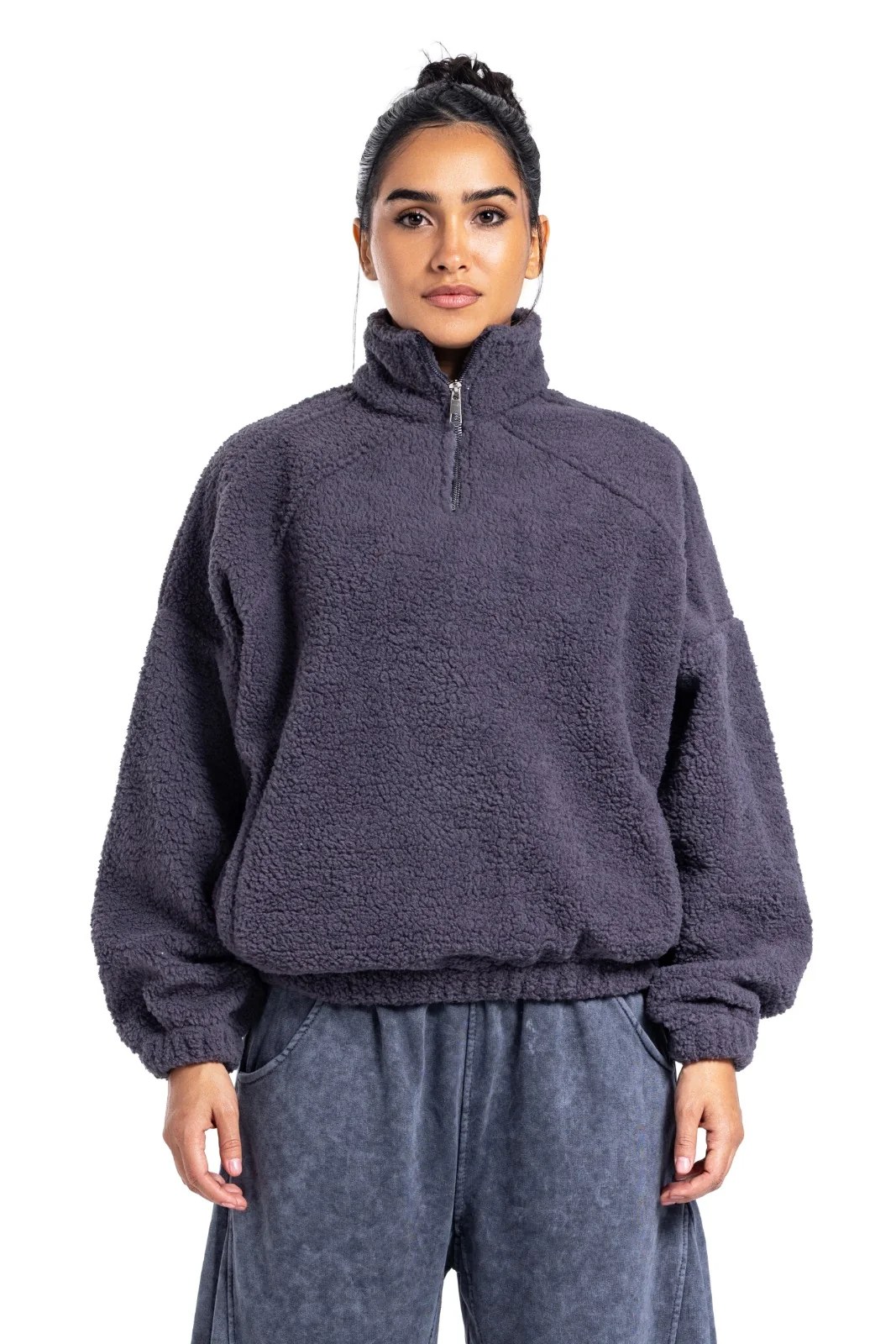 Initials Fur Quarter-Zip Sweatshirt