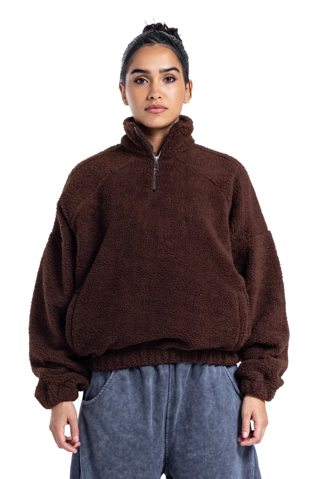 Initials Fur Quarter-Zip Sweatshirt