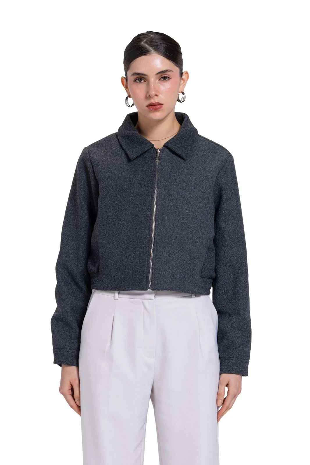 Wool Bomber Jacket