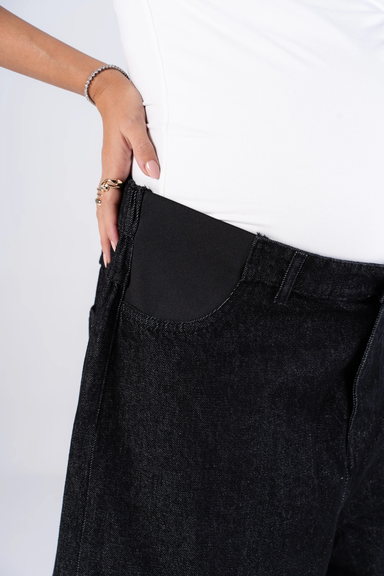 Heartbeat Black Denim Pants
