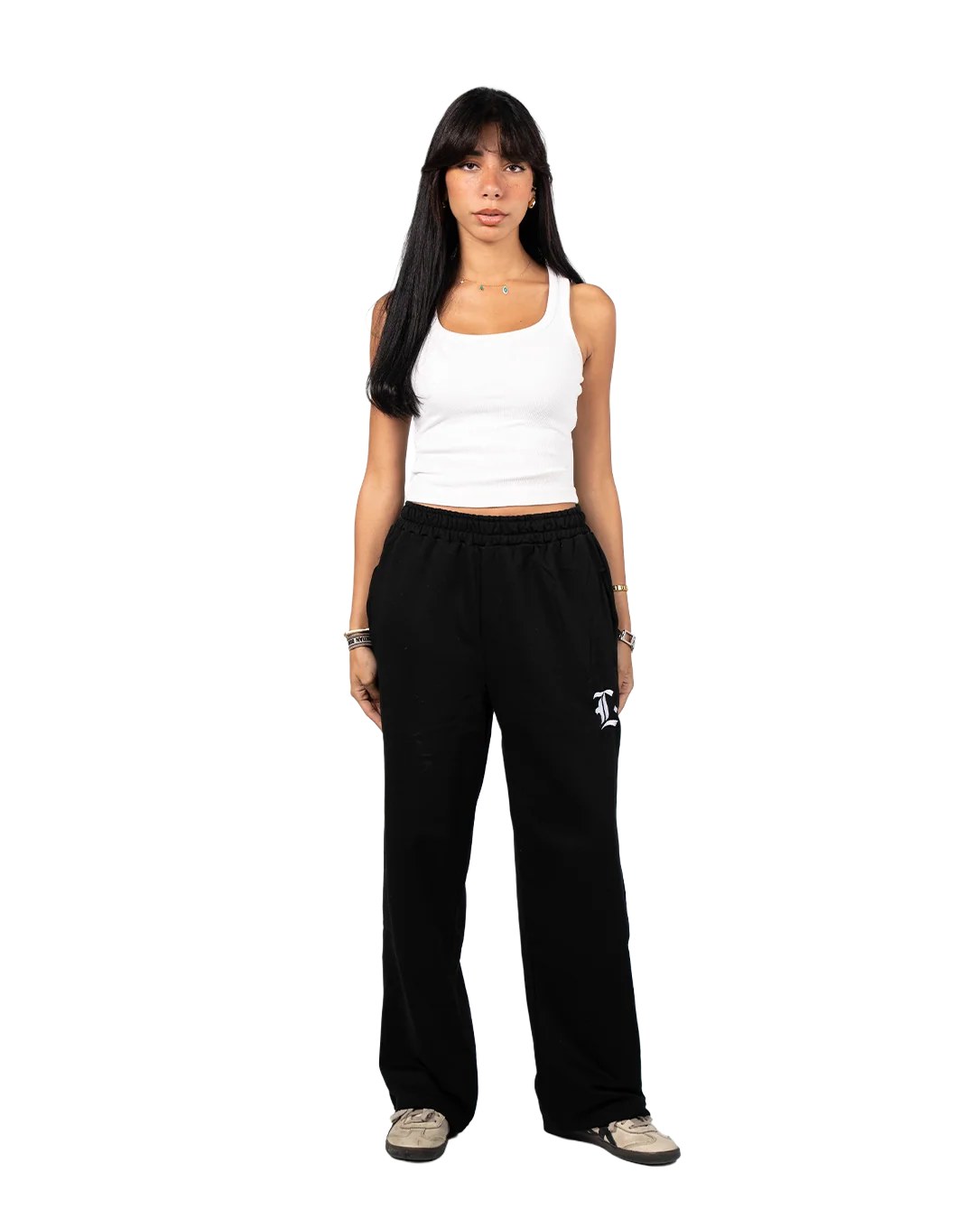 LOCCO BLACK BAGGY PANTS (Summer)