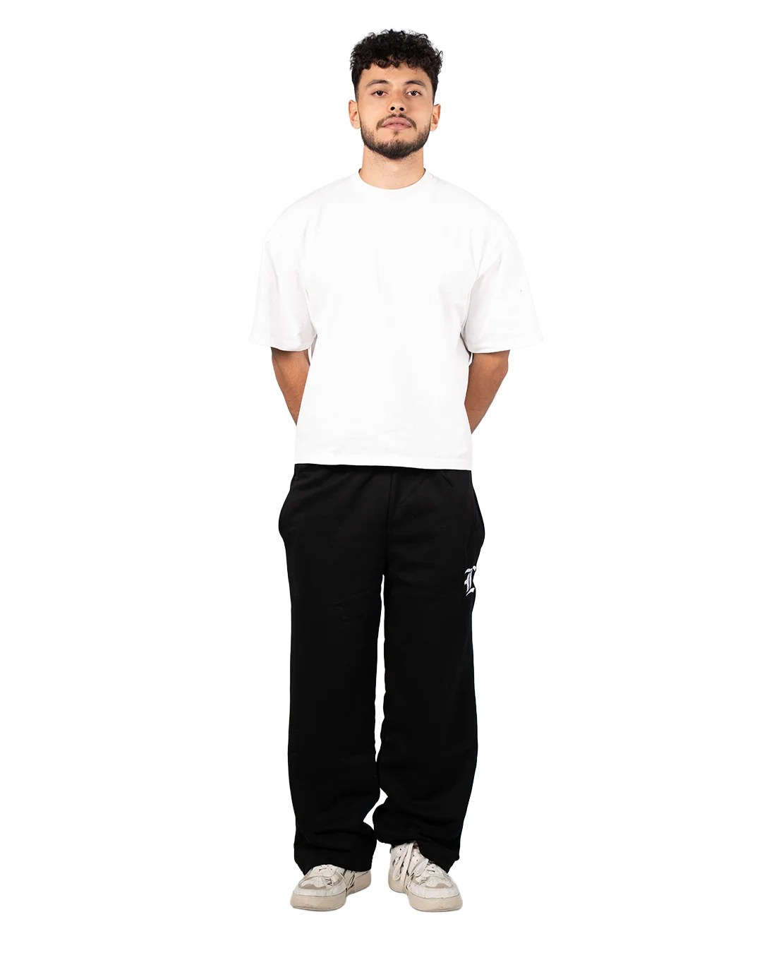 LOCCO BLACK BAGGY PANTS (Summer)
