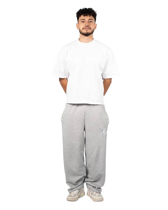 LOCCO LIGHT GREY BAGGY PANTS (Summer)