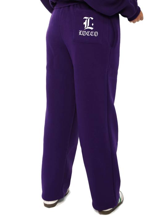 LOCCO PURPLE BAGGY PANTS (Winter)
