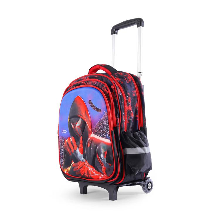 Spider-Man Kids Backpack Set – Black & Red