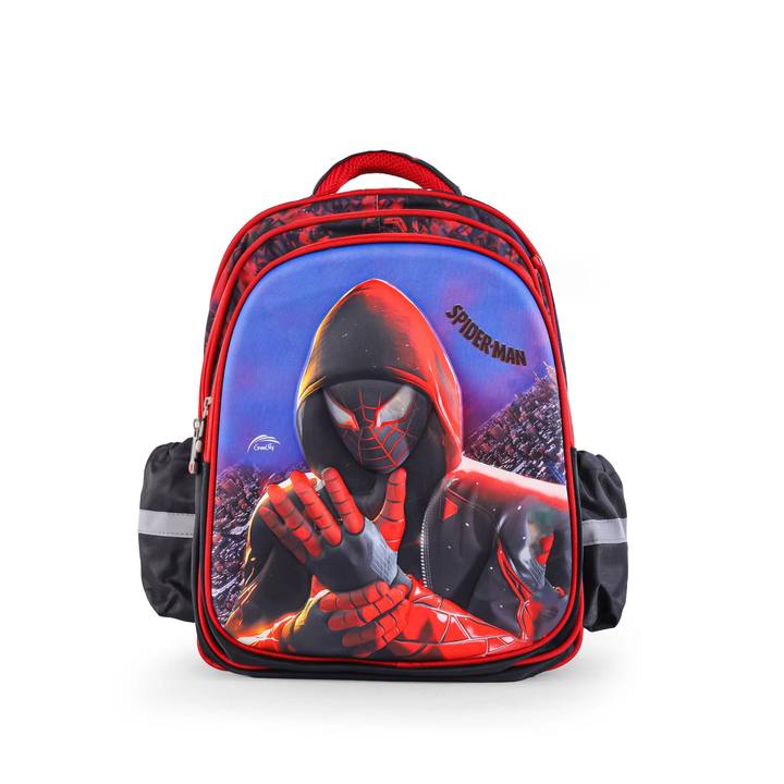 Spider-Man Kids Backpack – Black & Red